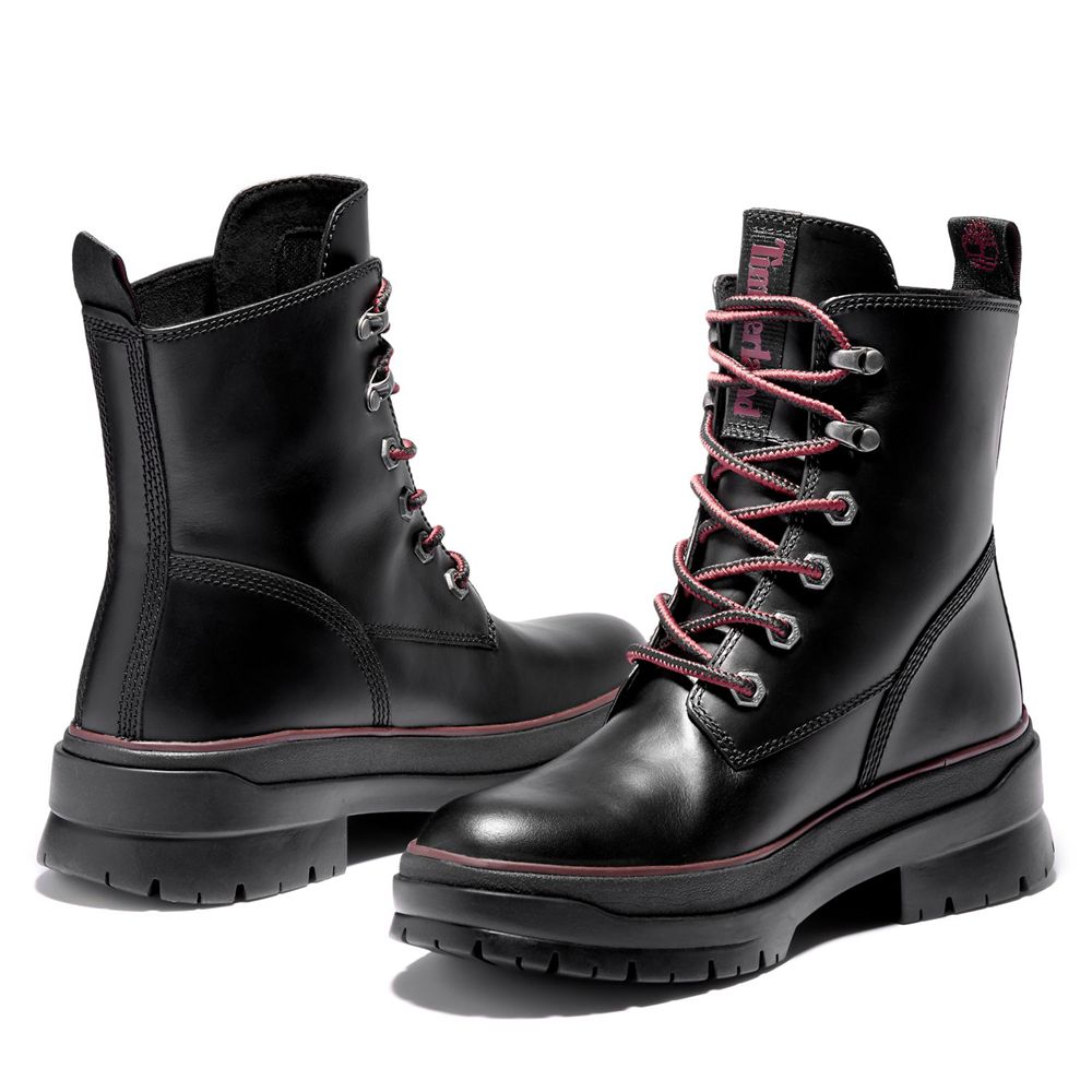 Timberland Παπούτσια Με Δαντέλα Γυναικεια Μαυρα - Malynn Ek+ Waterproof - Greece 7589012-OD